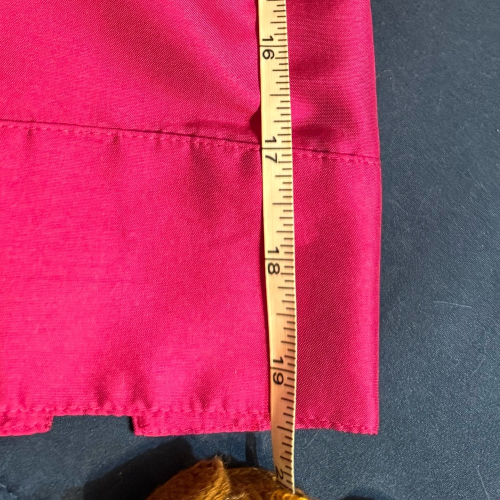 Chico’s Vibrant Pink 100% Silk Blouse - Jacket Size 2 EUC - Picture 6 of 10